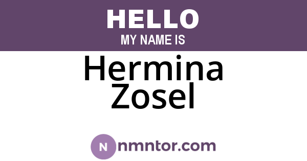 Hermina Zosel
