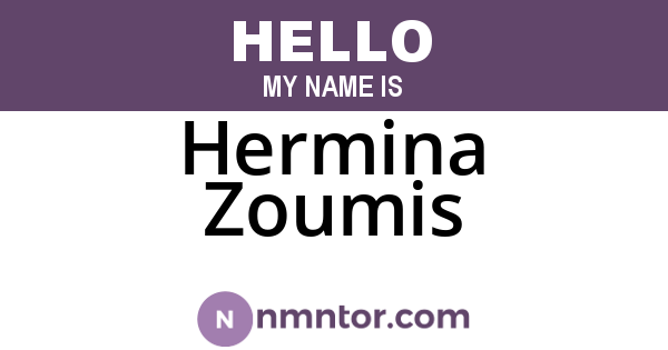 Hermina Zoumis