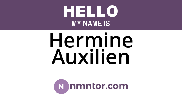 Hermine Auxilien