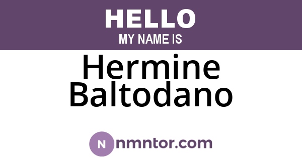 Hermine Baltodano
