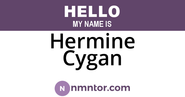 Hermine Cygan