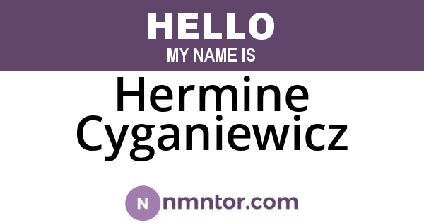 Hermine Cyganiewicz