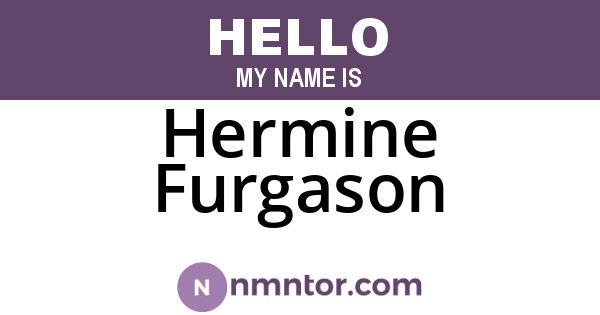 Hermine Furgason