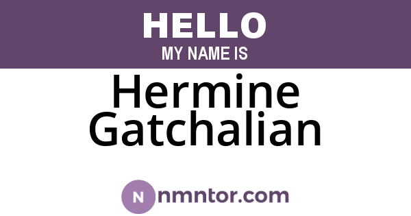 Hermine Gatchalian