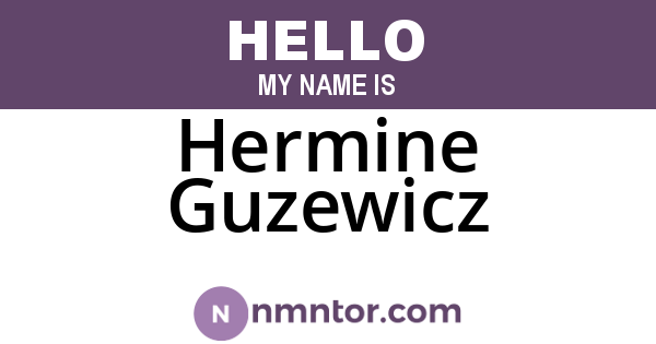 Hermine Guzewicz