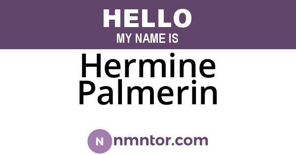 Hermine Palmerin
