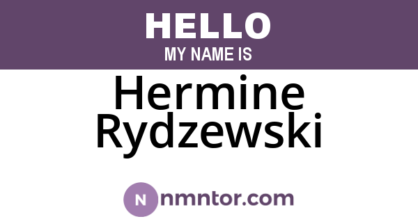 Hermine Rydzewski