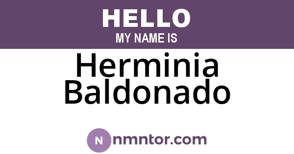 Herminia Baldonado