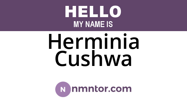 Herminia Cushwa