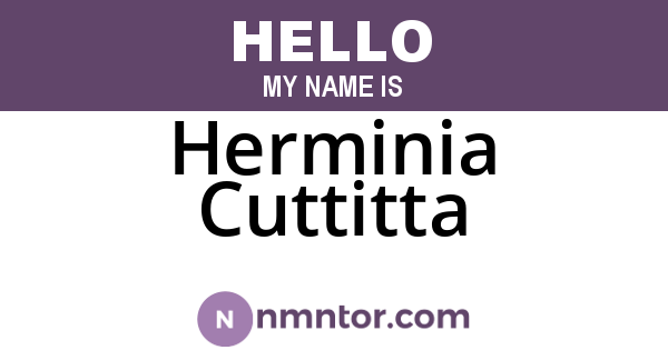 Herminia Cuttitta