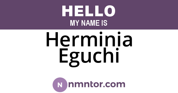Herminia Eguchi