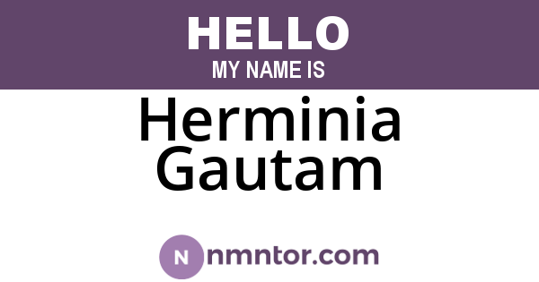 Herminia Gautam