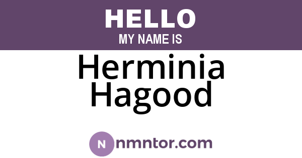 Herminia Hagood