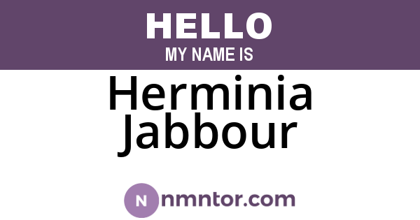 Herminia Jabbour