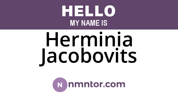 Herminia Jacobovits