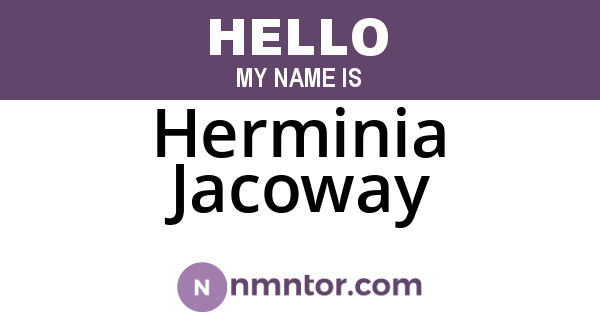 Herminia Jacoway