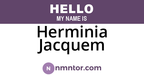 Herminia Jacquem