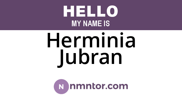 Herminia Jubran