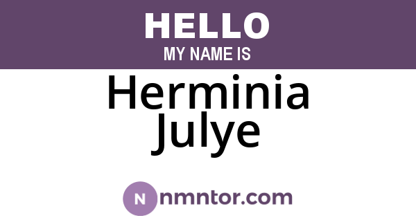 Herminia Julye