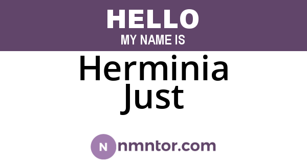 Herminia Just