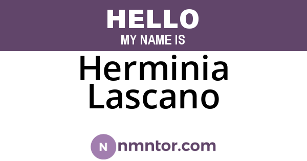 Herminia Lascano