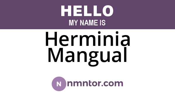 Herminia Mangual
