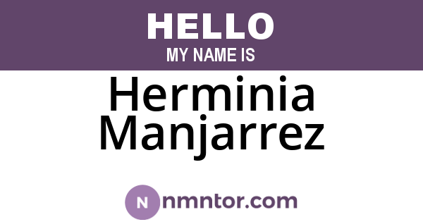 Herminia Manjarrez