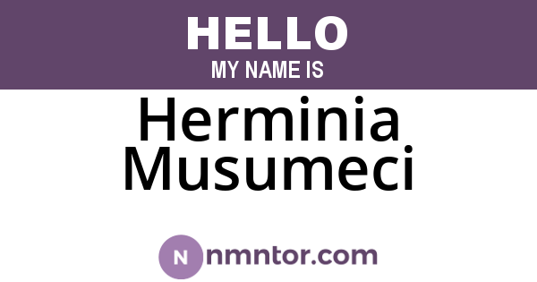 Herminia Musumeci