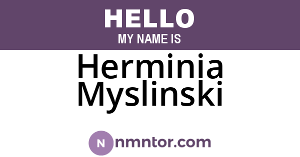 Herminia Myslinski