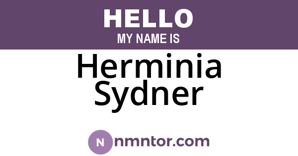 Herminia Sydner