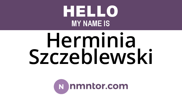 Herminia Szczeblewski