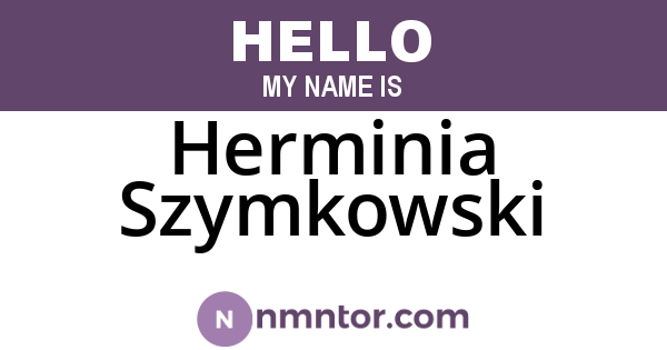 Herminia Szymkowski