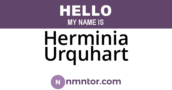 Herminia Urquhart