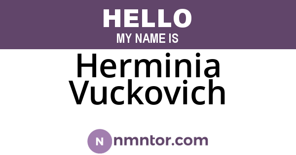 Herminia Vuckovich
