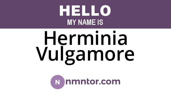 Herminia Vulgamore