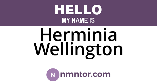 Herminia Wellington