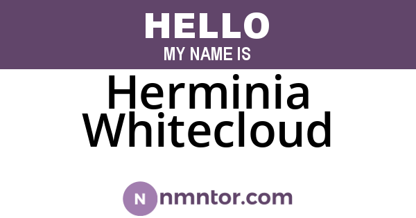 Herminia Whitecloud
