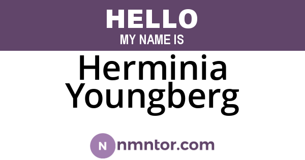 Herminia Youngberg