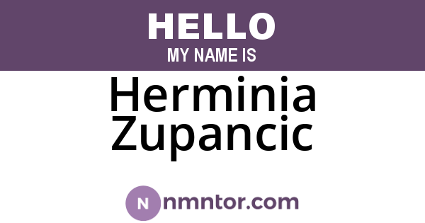 Herminia Zupancic