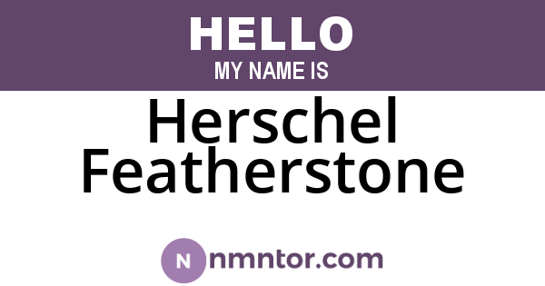 Herschel Featherstone