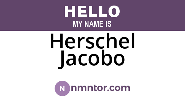 Herschel Jacobo