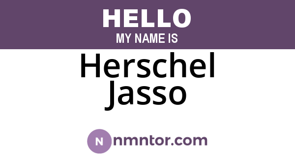 Herschel Jasso