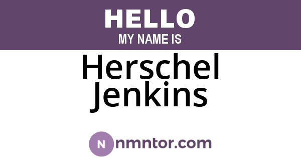 Herschel Jenkins