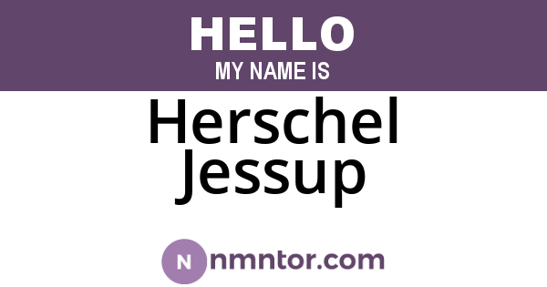 Herschel Jessup