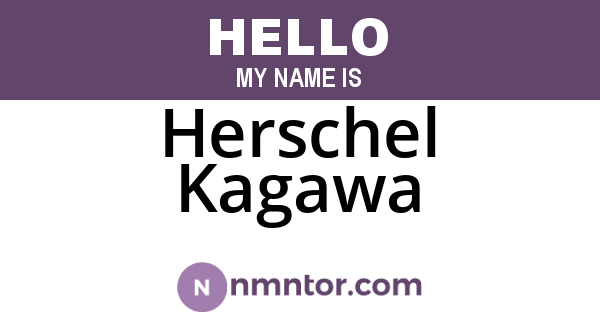 Herschel Kagawa