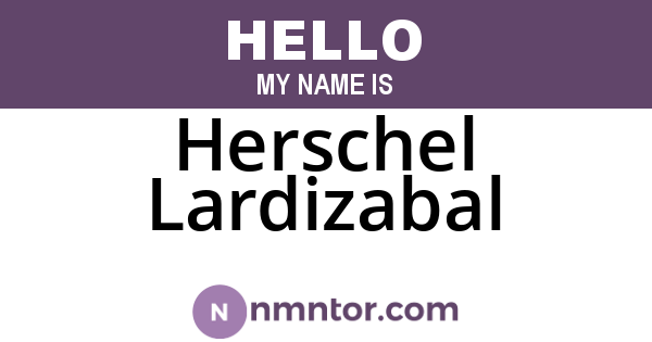 Herschel Lardizabal