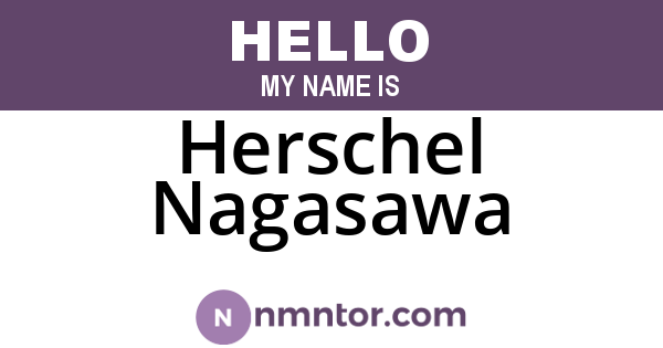 Herschel Nagasawa
