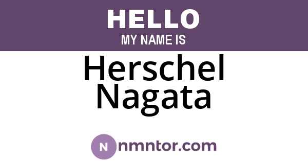 Herschel Nagata