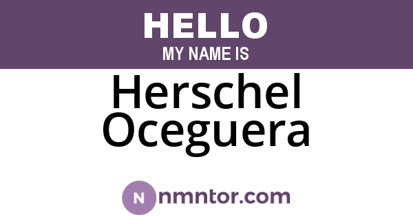 Herschel Oceguera
