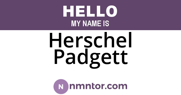 Herschel Padgett
